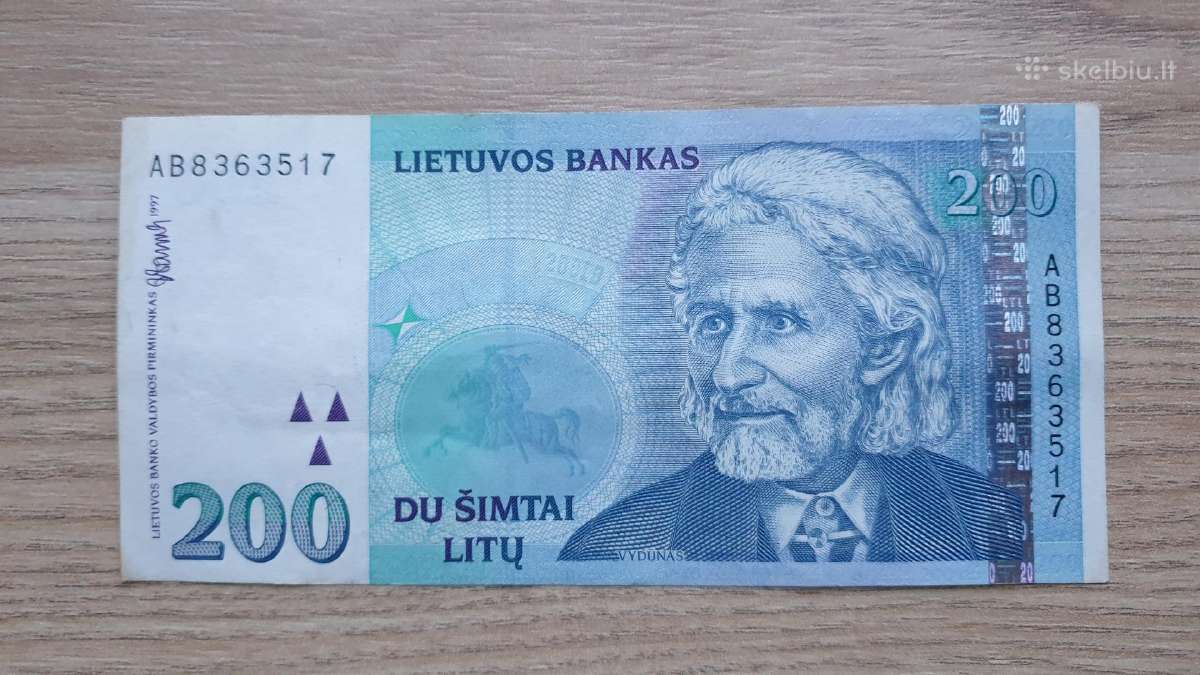 1997 metų 200 litų