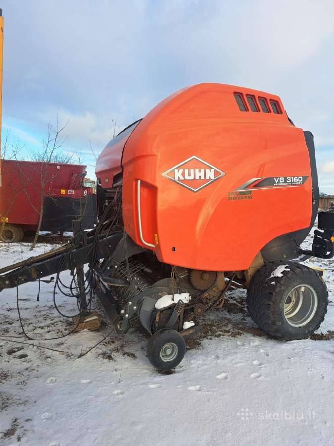 Parduodu rulonų presa kuhn vb 3160