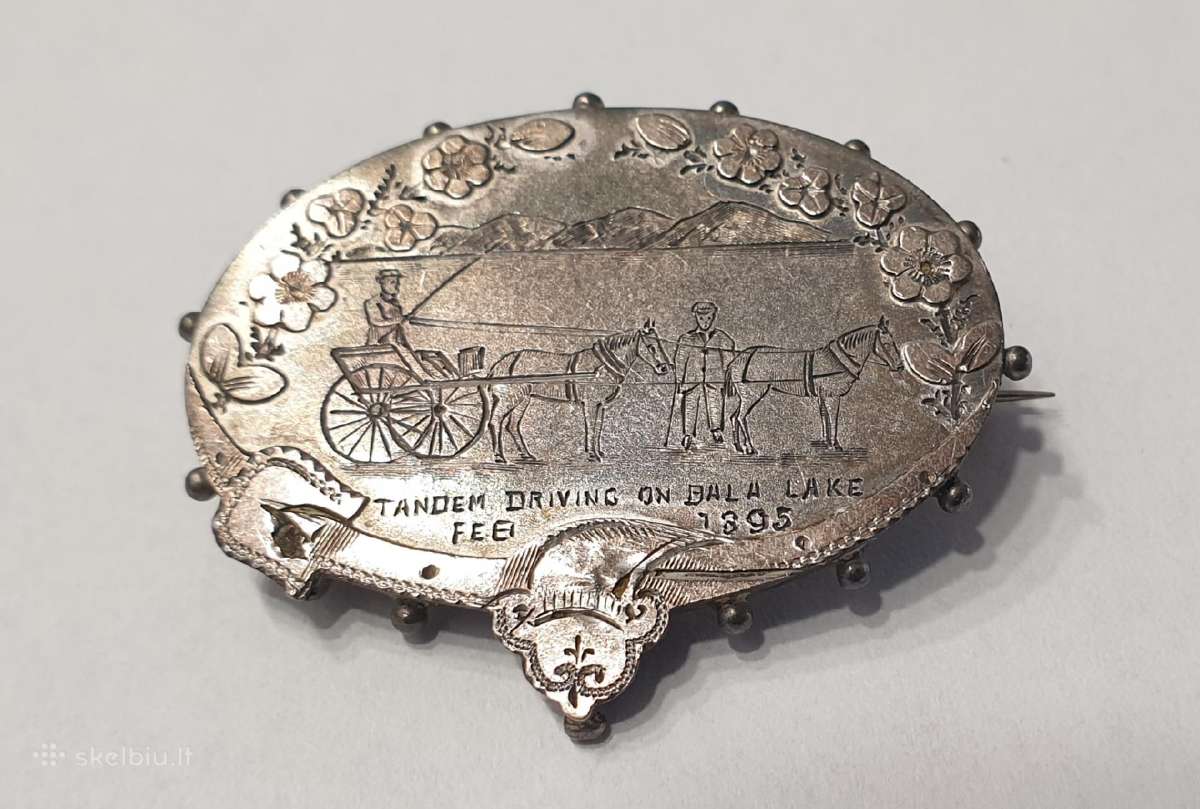 1895 Velso jodinėjimo sidabrinis ženklelis