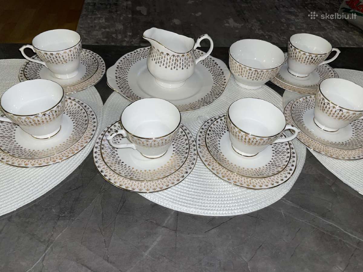 Dutchess bone china 6 asmenu kavos servizas - nuotraukos Nr. 2
