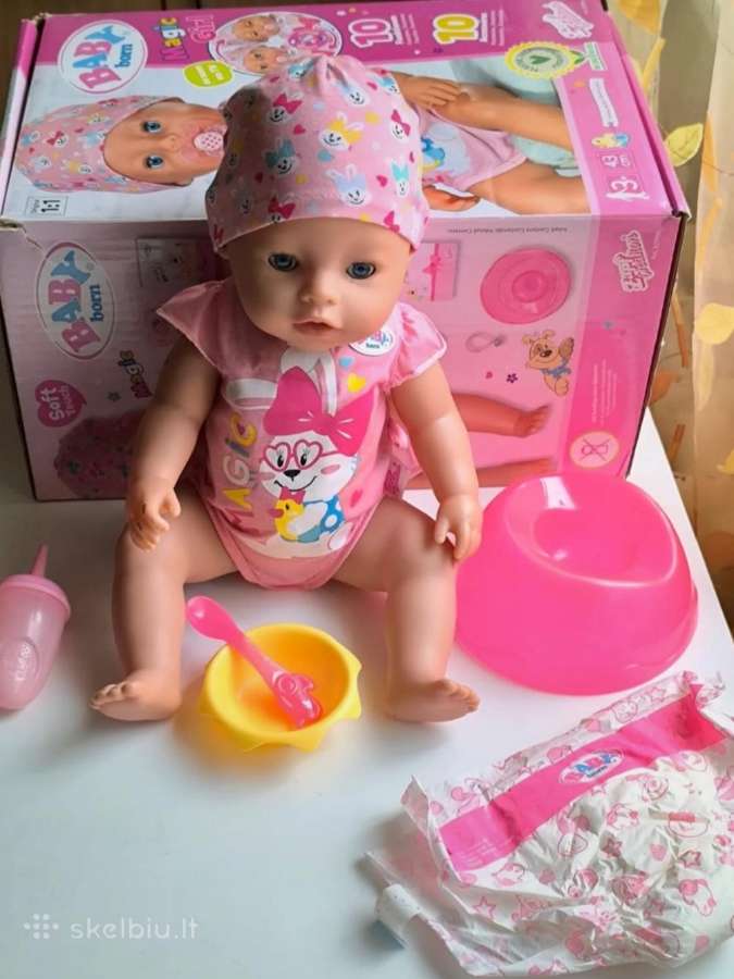Baby born lėlė Magic tik savaitę naudota šiek tiek