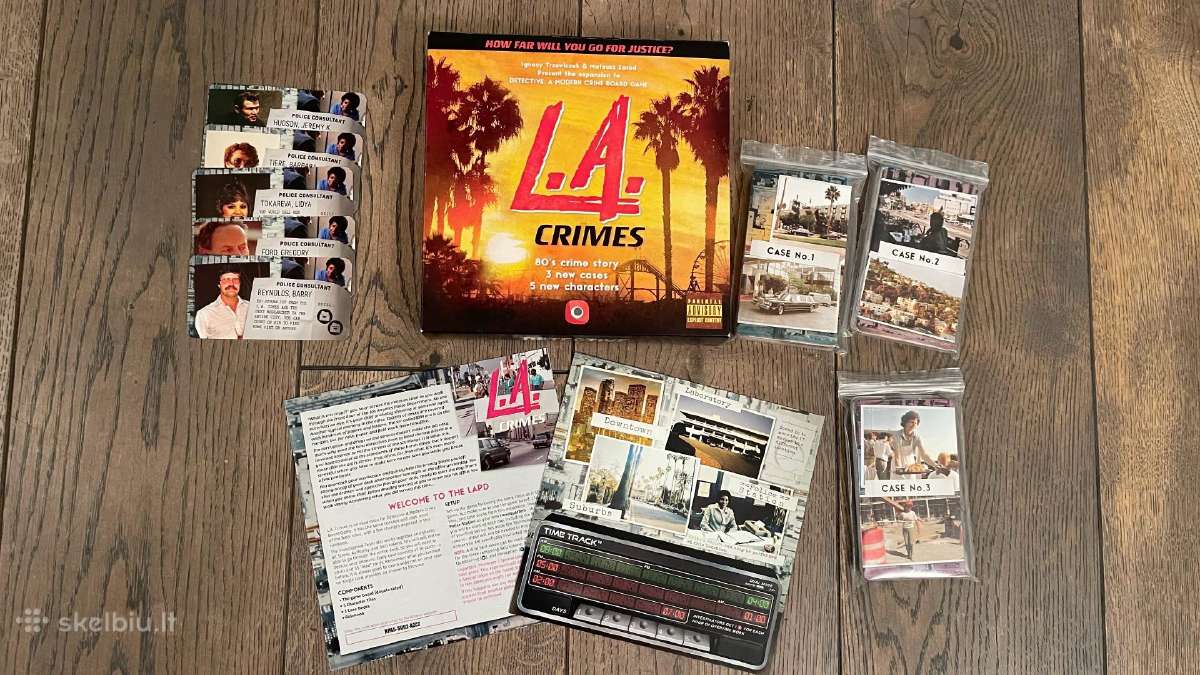 Detective La Crimes stalo žaidimas - nuotraukos Nr. 2