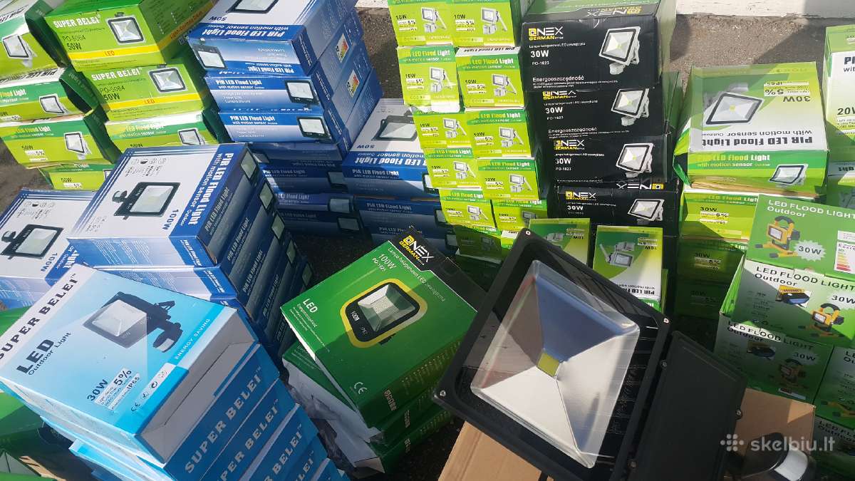 LED Lauko šviestuvas Pigiausiai! 10-1000w - nuotraukos Nr. 7
