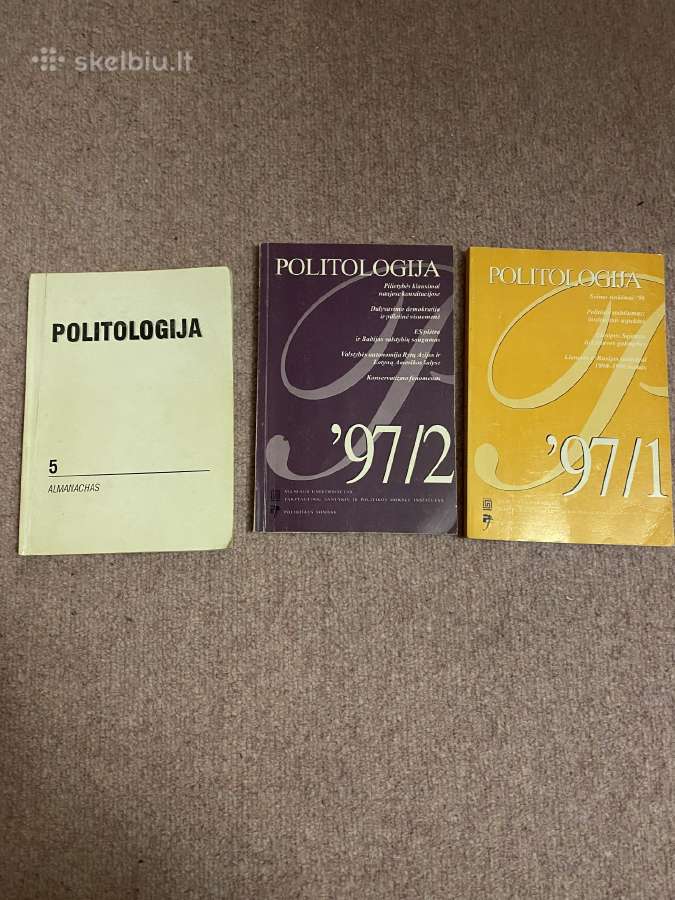 Parduodami žurnalai Politologija 1995 ir t.t. - nuotraukos Nr. 4