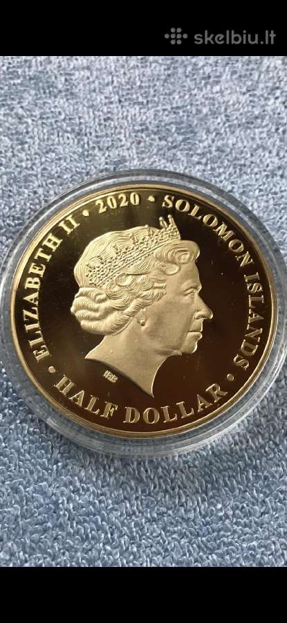 Moneta Solomon islands 50 cent, 2020 m. Cu-ni - nuotraukos Nr. 2