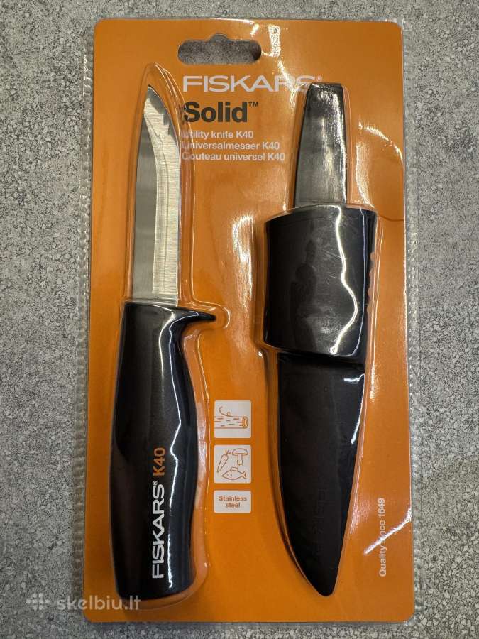 Parduodamas Fiskars Solid K40 peilis