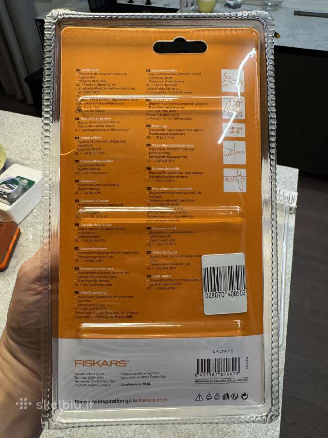 Parduodamas Fiskars Solid K40 peilis - nuotraukos Nr. 2