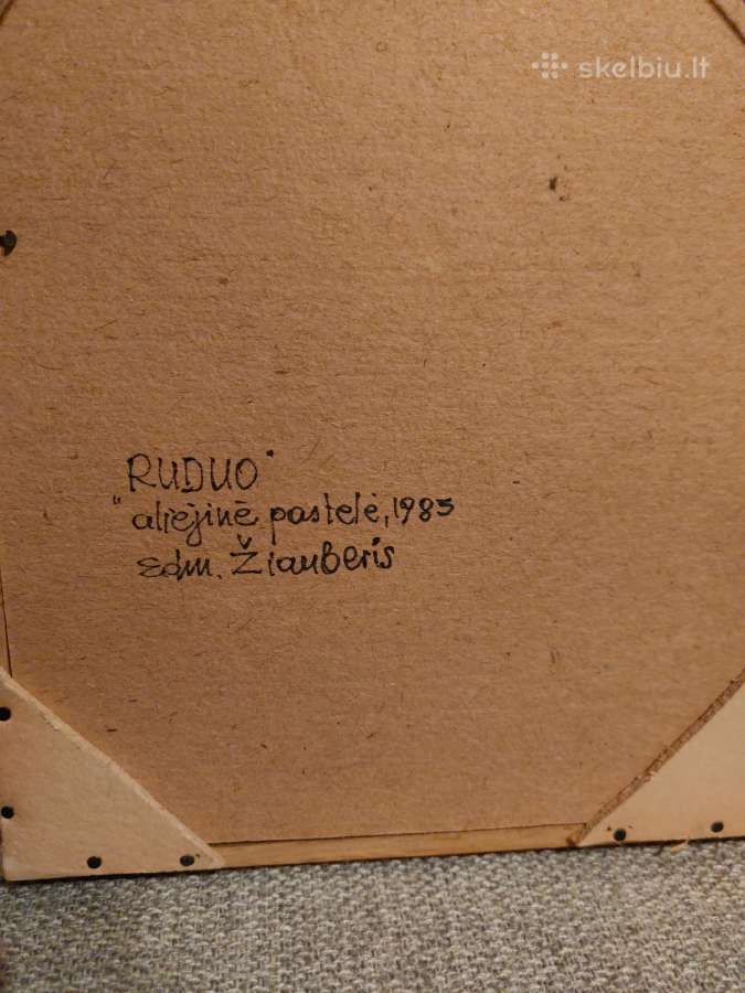 Edmundo Žiauberio paveikslas Ruduo - nuotraukos Nr. 3