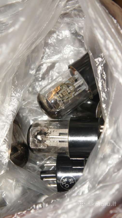 6p45s, Gm-5b 6n1p, gu-50 ir kitos radio lempos - nuotraukos Nr. 6