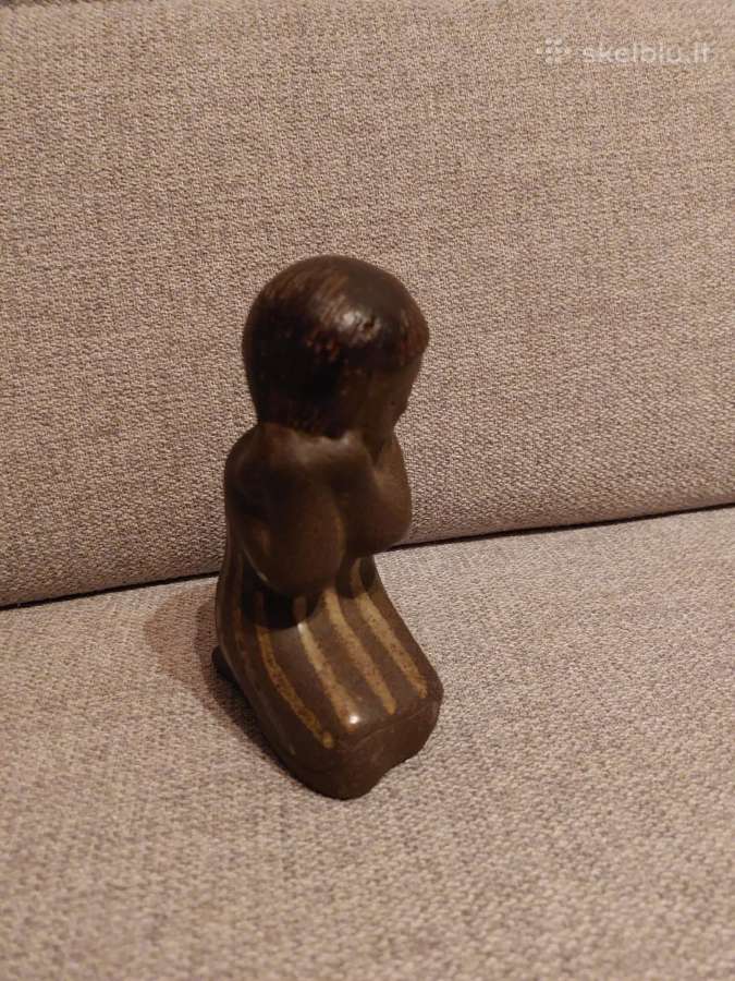 Keramikinė vintažinė skulptūrėlė Mergaitė - nuotraukos Nr. 2