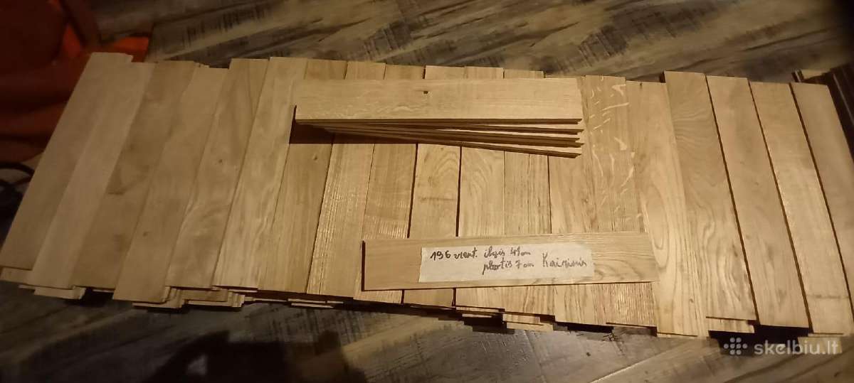 Ąžuolo masyvo naujas parketas - nuotraukos Nr. 4