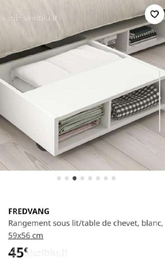 Ikea spintelė po lova