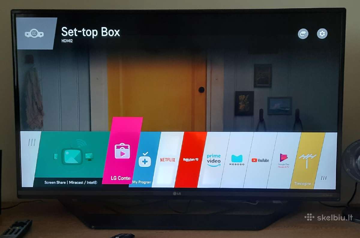 LG televizorius
