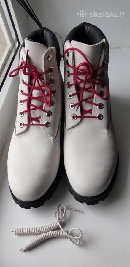 Balti Timberland auliniai - nuotraukos Nr. 3