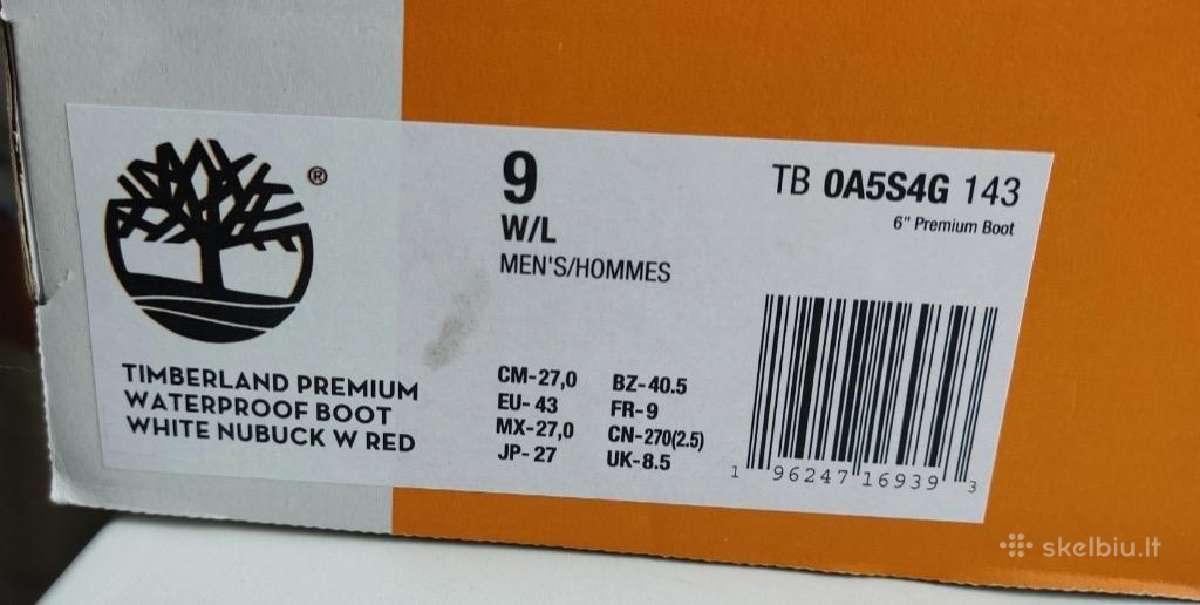 Balti Timberland auliniai - nuotraukos Nr. 9