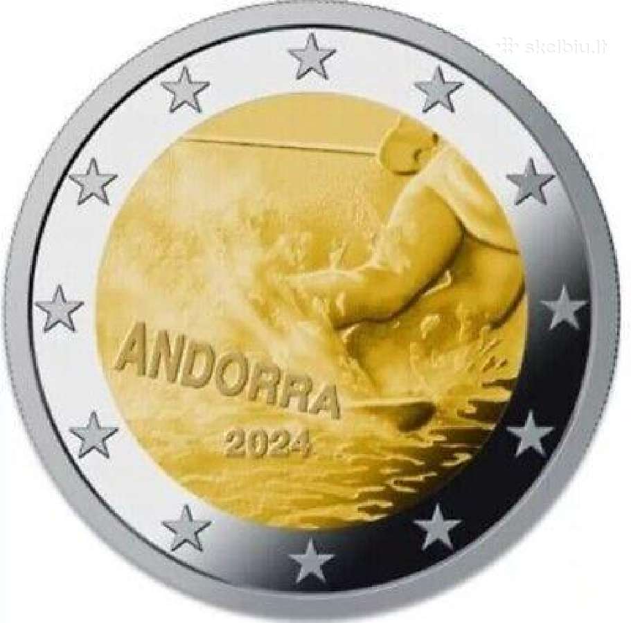 2 eurų Andoros Unc proginės monetos - nuotraukos Nr. 12