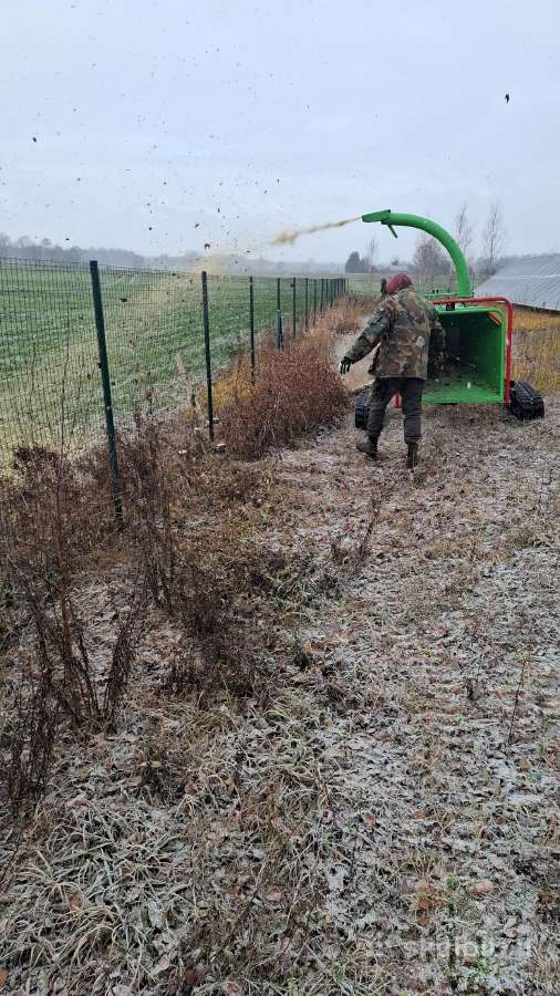Sklypų valymas,šakų smulkinimas,žolės pjovimas. - nuotraukos Nr. 24