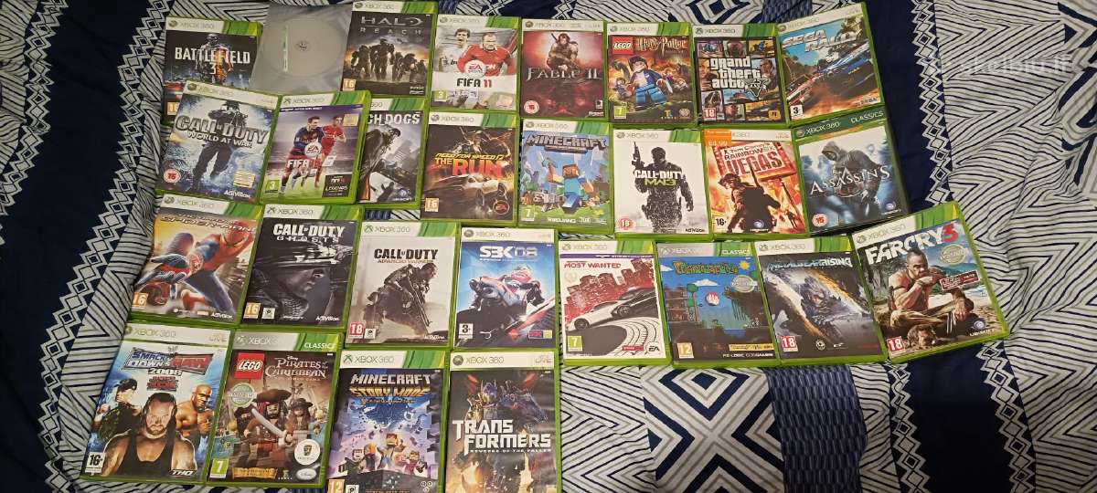 Xbox 360 su 28 žaidimais