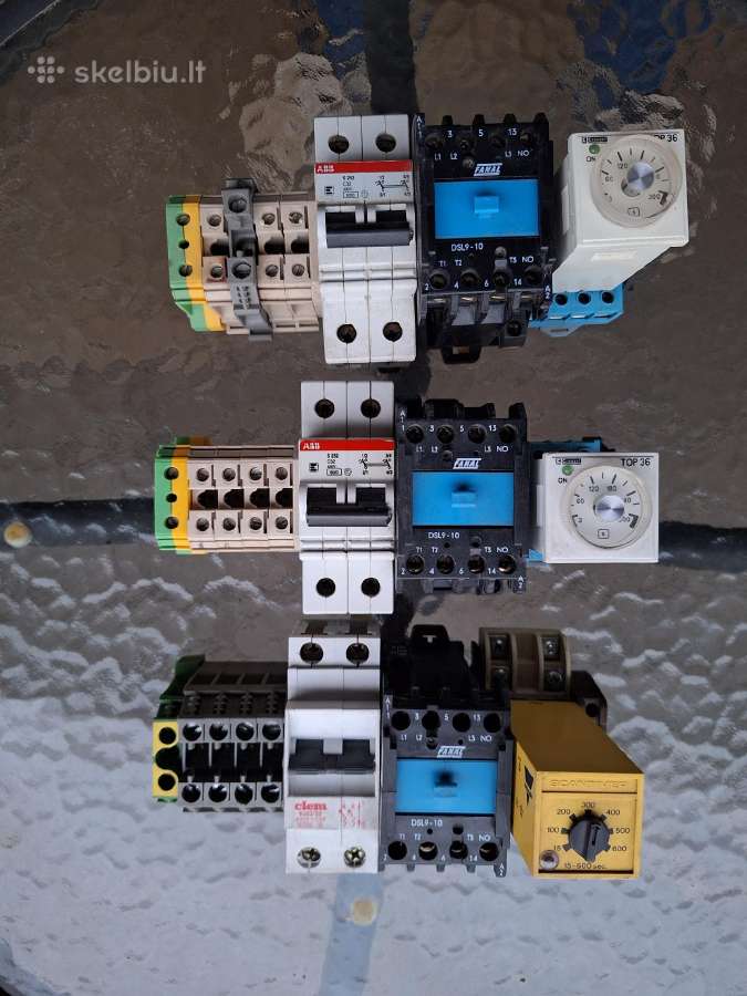 Elektros automatikos elementai - nuotraukos Nr. 6