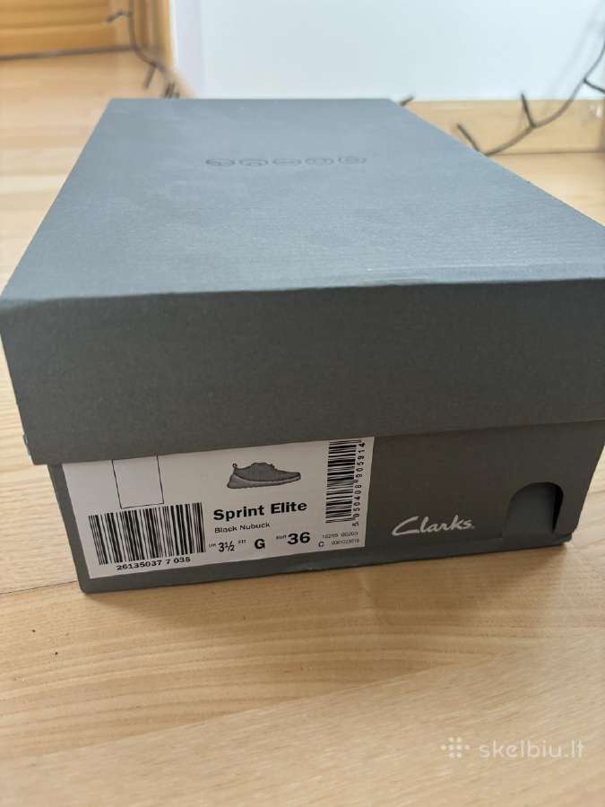 Juodi moteriški sportiniai bateliai Clarks - nuotraukos Nr. 4