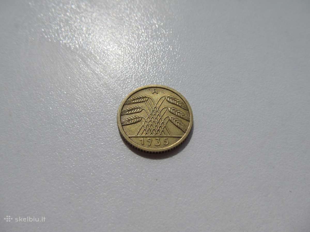 5 reichspfennig , Vokietija , 1935, 1936 A - nuotraukos Nr. 2