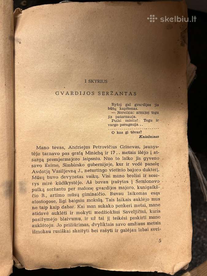 A.puškinas “Kapitono duktė, 1949 m. - nuotraukos Nr. 2