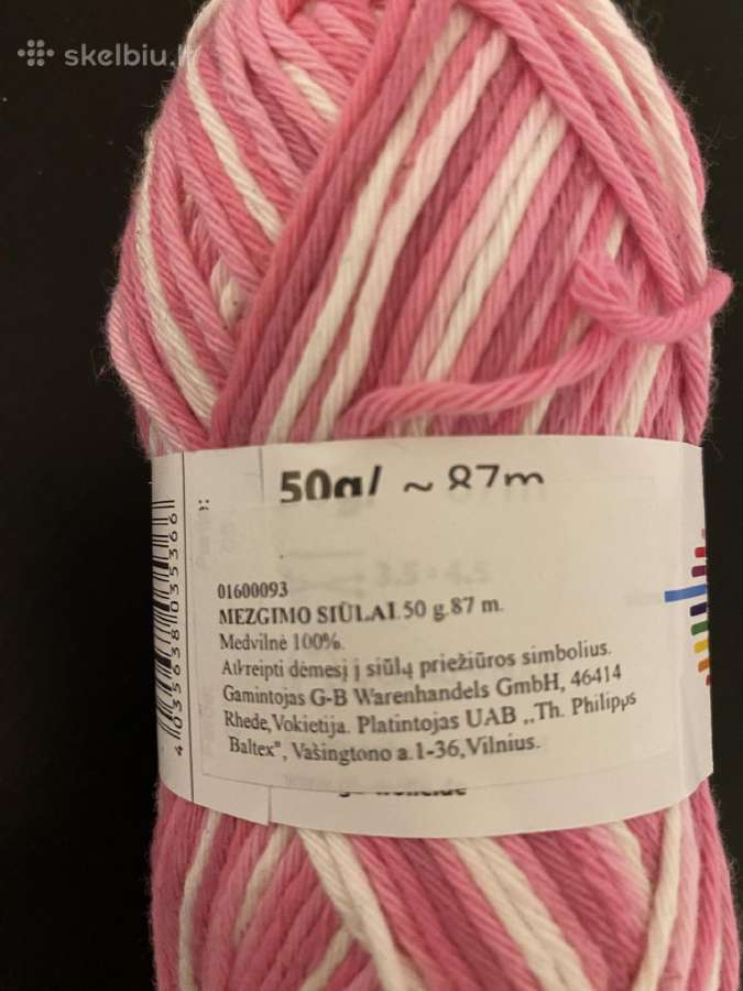 Siūlai Schulgarn medvilnė - nuotraukos Nr. 2