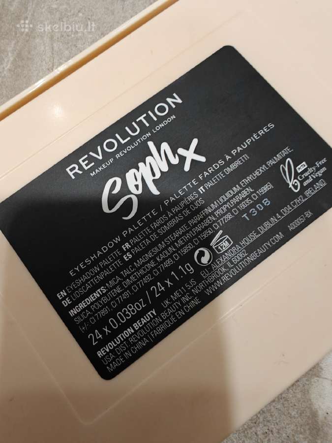 Makeup Rovolution Soph šešėlių paletė - nuotraukos Nr. 4