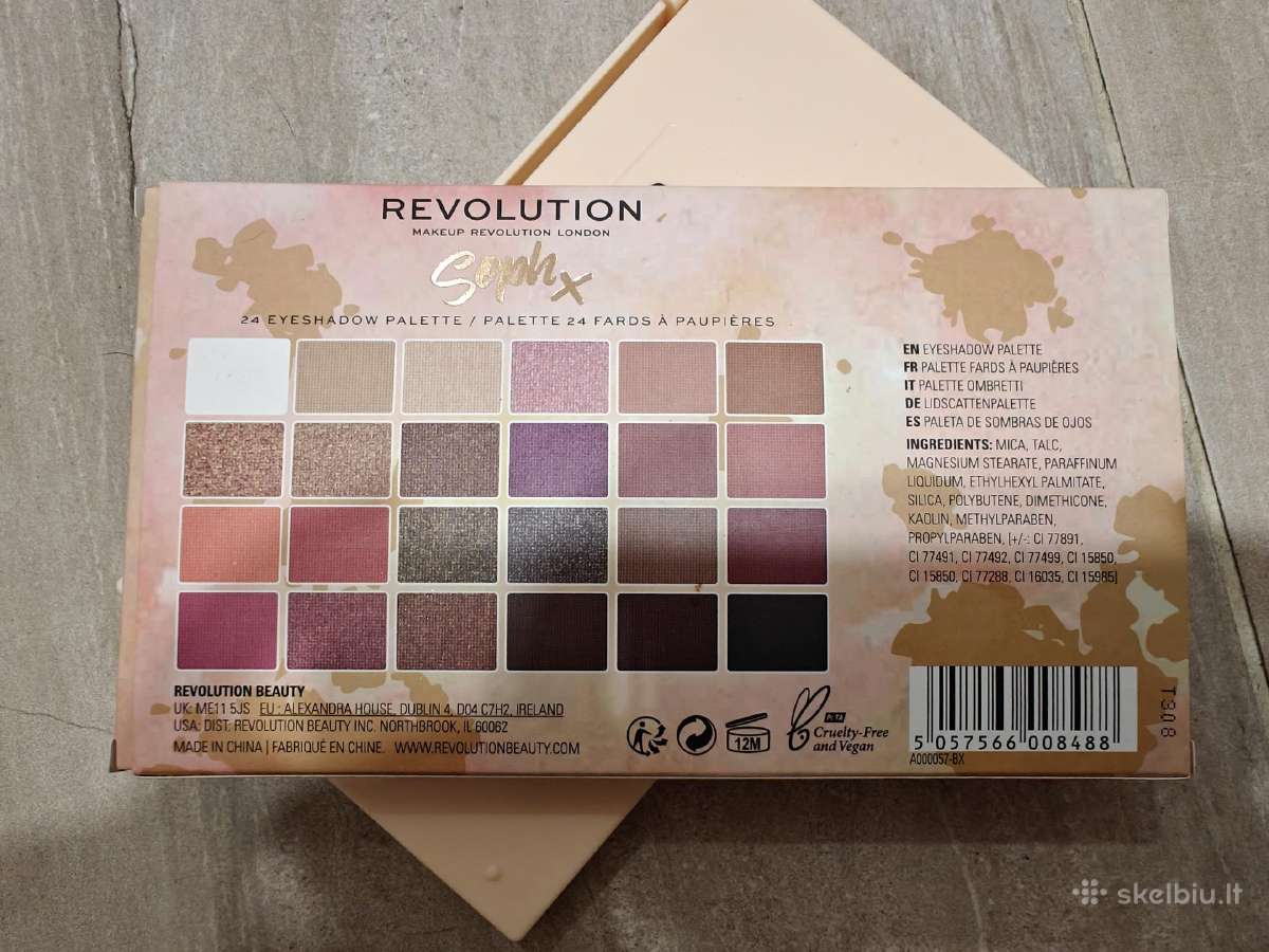 Makeup Rovolution Soph šešėlių paletė - nuotraukos Nr. 5