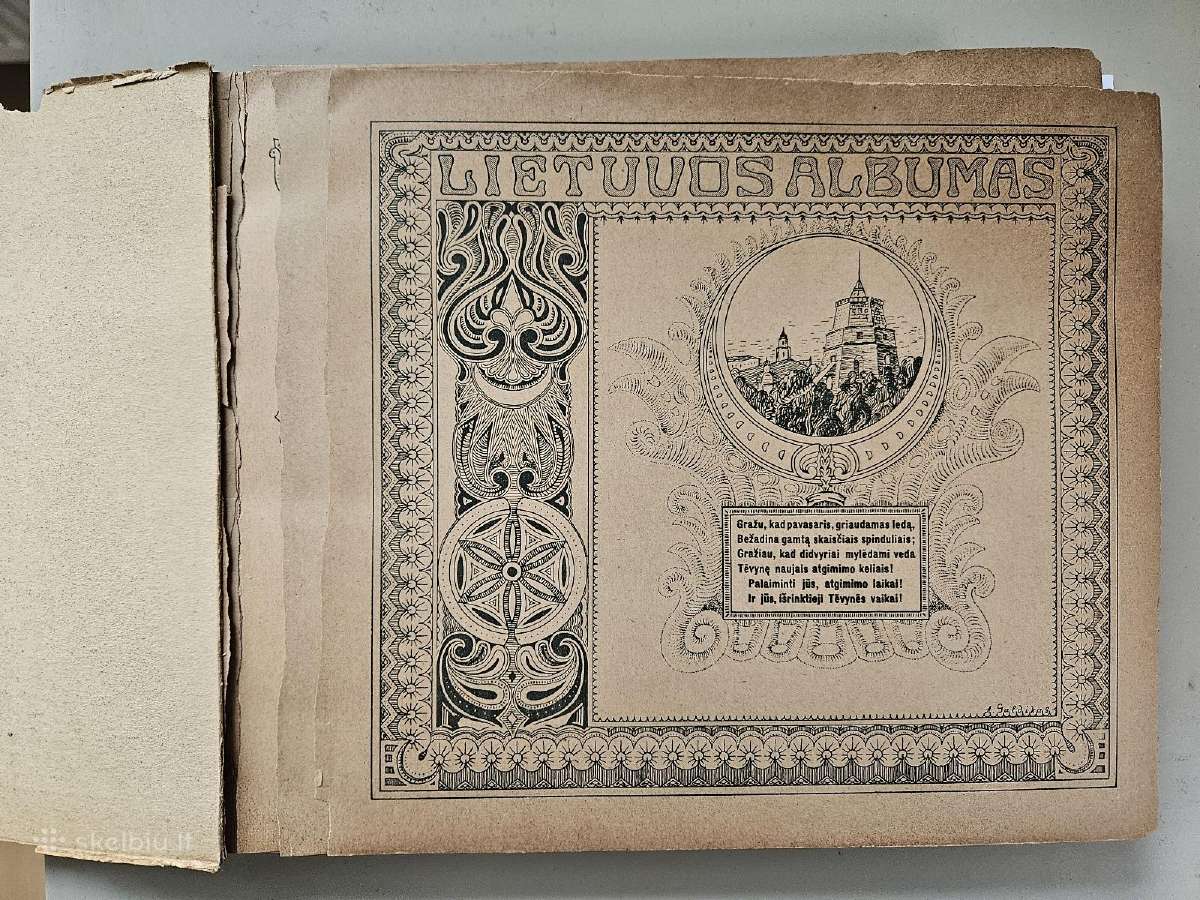 Lietuvos albumas tarpukario originalas, retas - nuotraukos Nr. 2
