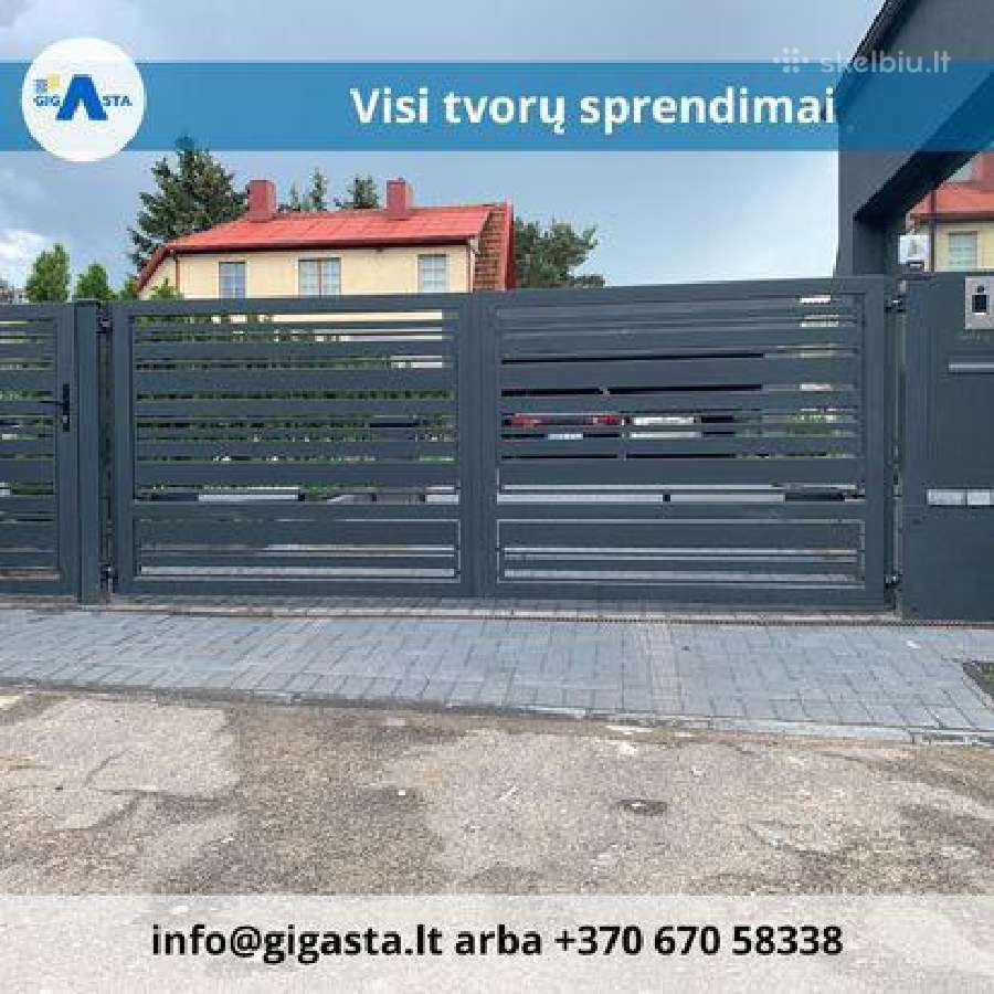 Tvoros, stumdomi vartai, vartų automatikos - nuotraukos Nr. 15