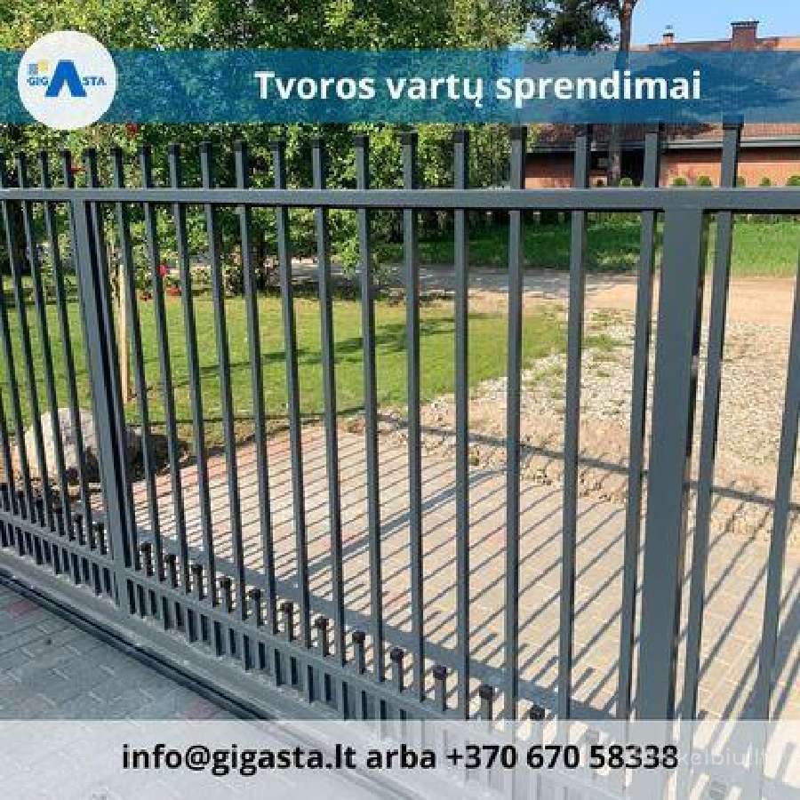 Tvoros, stumdomi vartai, vartų automatikos - nuotraukos Nr. 16