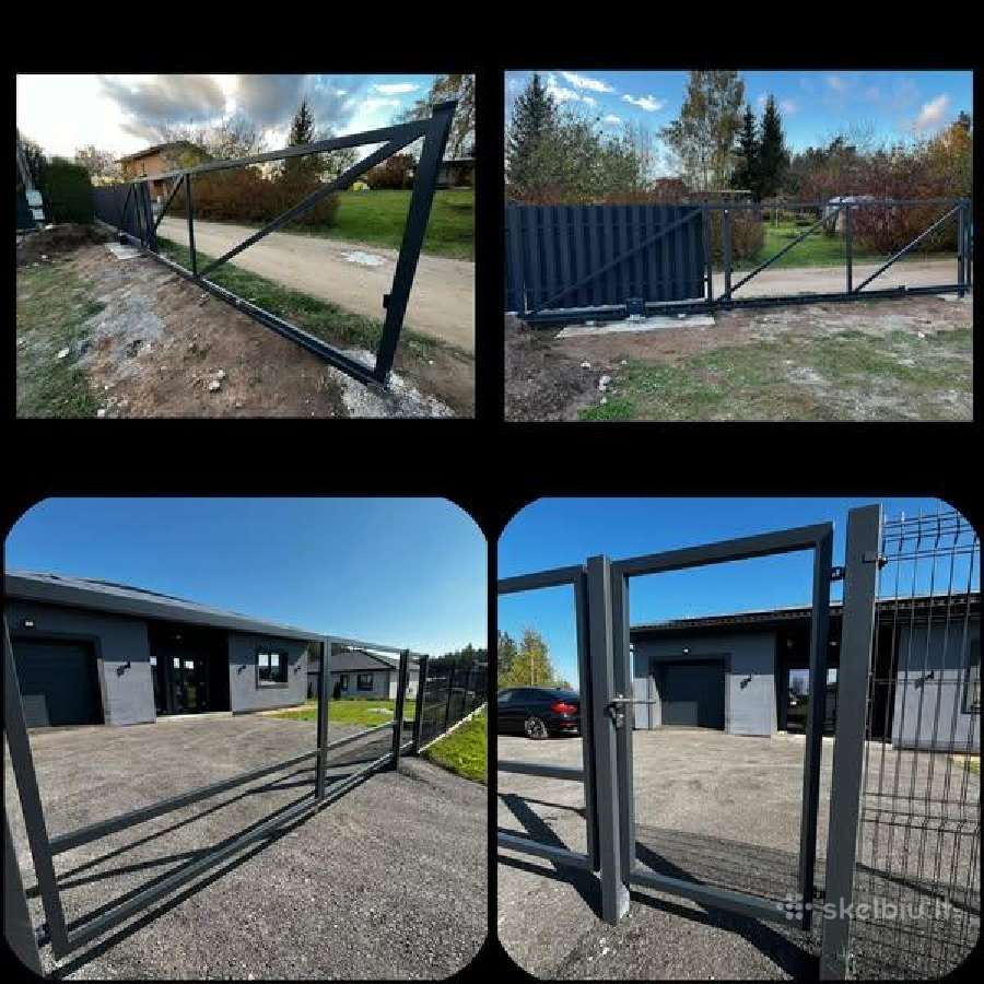 Stumdomų ir varstomų vartų gamyba pagal užsakymą