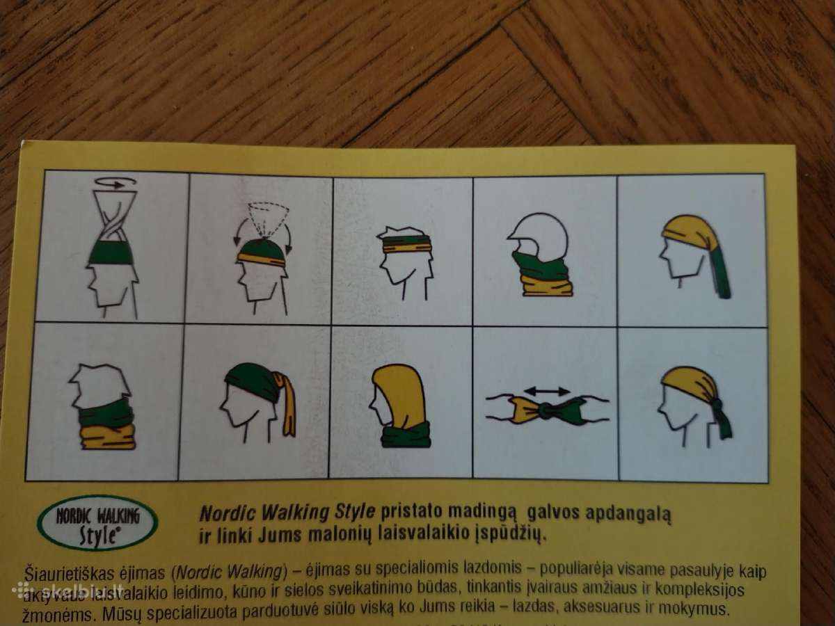 Galvos apdangalas. Sportui, turizmui. - nuotraukos Nr. 2