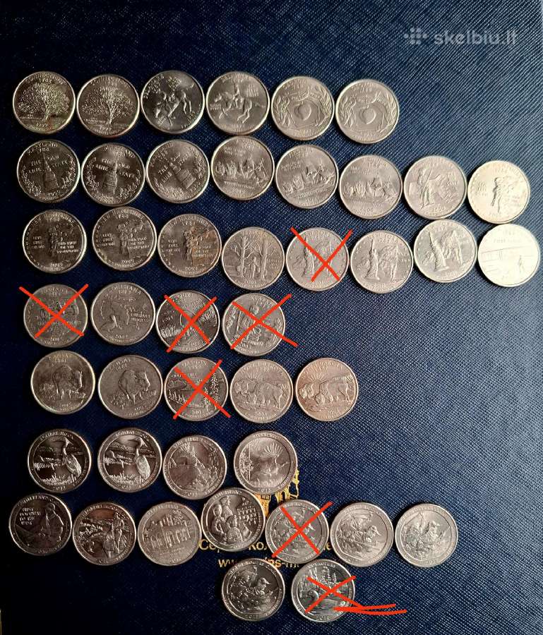 Usa proginiai ketvirčiai 1/4