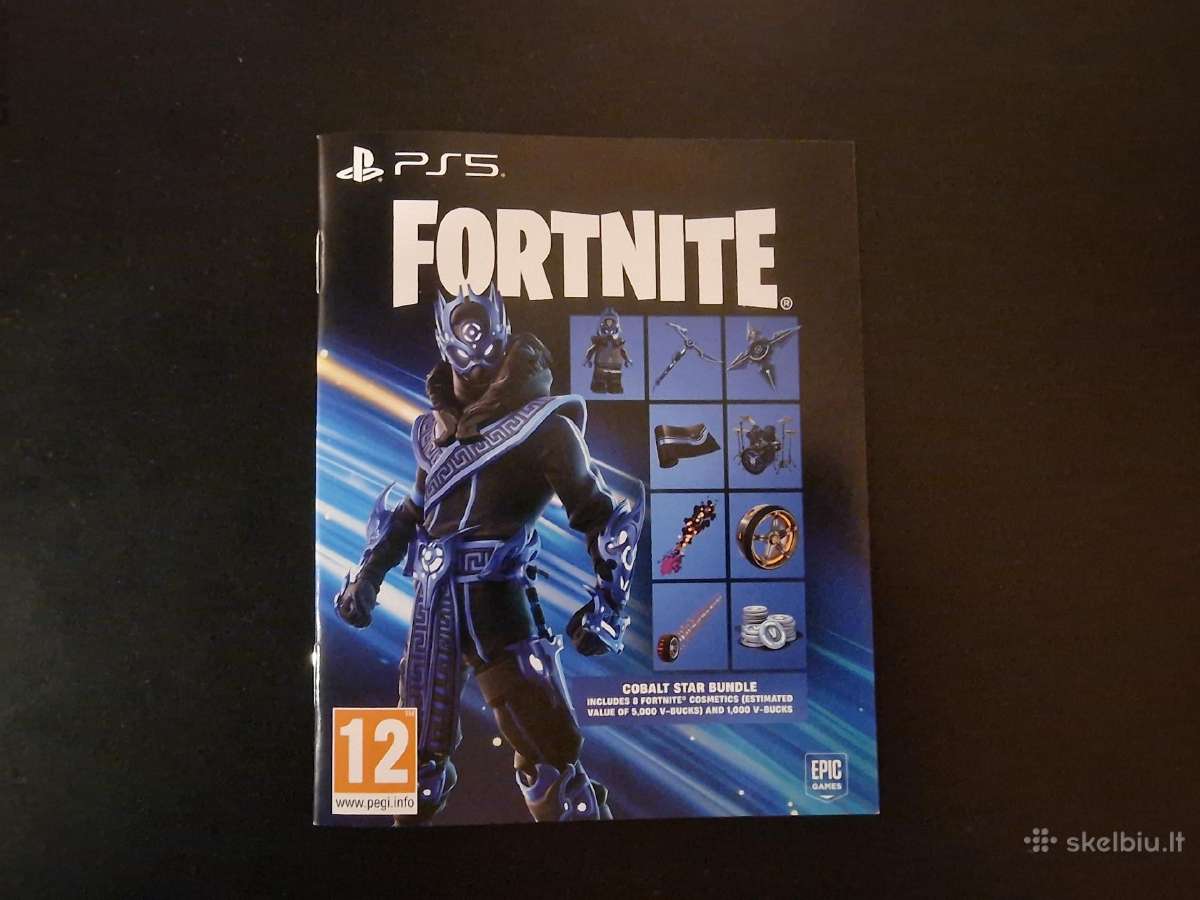 Fortnite Cobalt Star Bundle + 1000 V-bucks (Ps5)