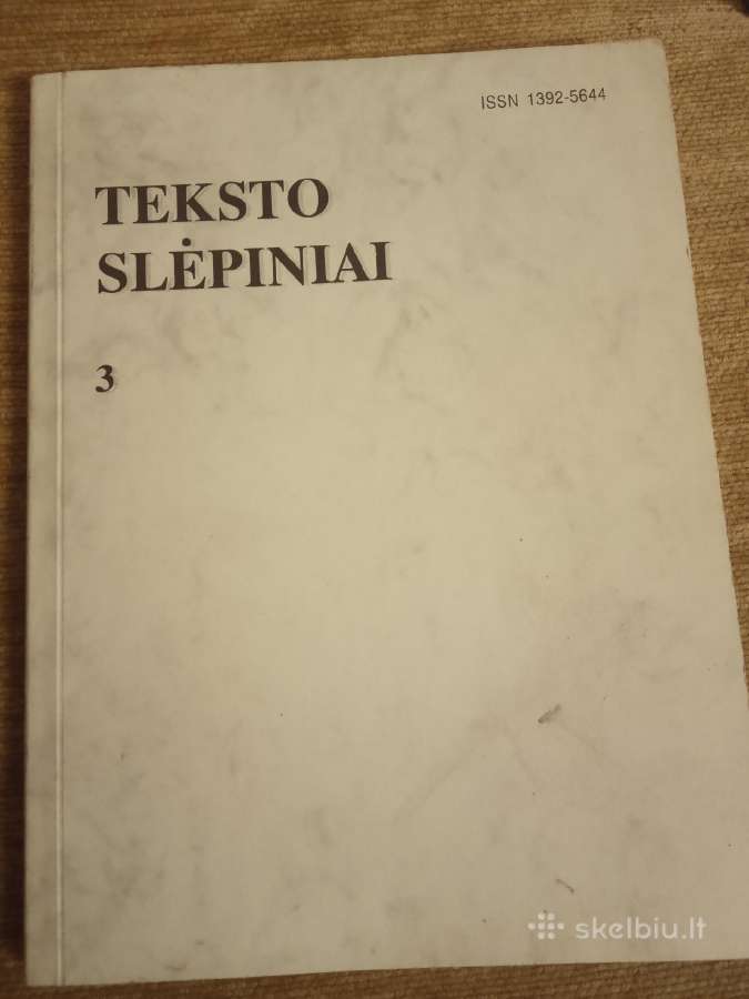 Knyga "Teksto slėpiniai 3"