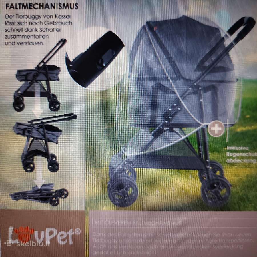 Įvair. nauji vežimėliai augintiniui-šuniui,katinui - nuotraukos Nr. 6