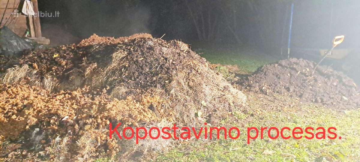 Arklio mėšlo kompostas su Kalifornijos sliekais - nuotraukos Nr. 9