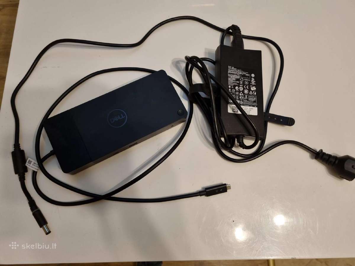 Dell Docking port replicator su 130w pakroveju - nuotraukos Nr. 2