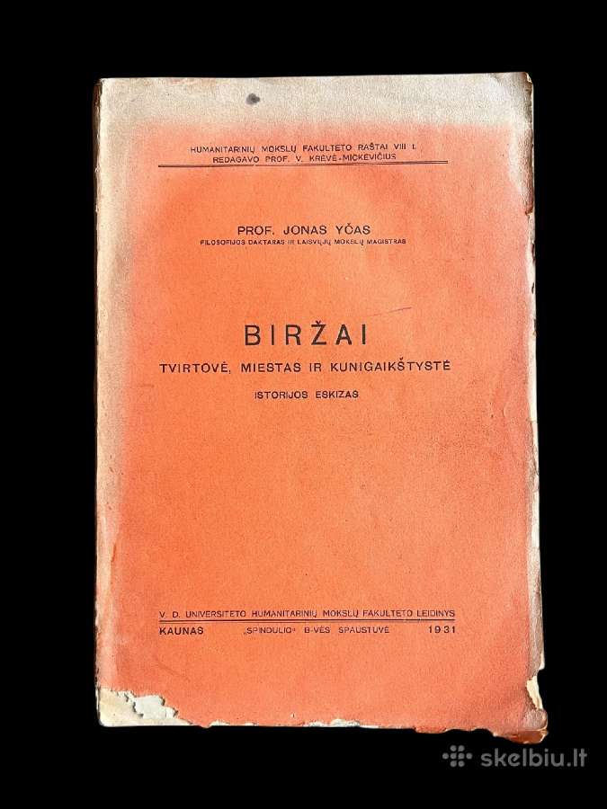 Biržai. Tvirtovė, Miestas Ir Kunigaikštystė. 1931 - nuotraukos Nr. 6