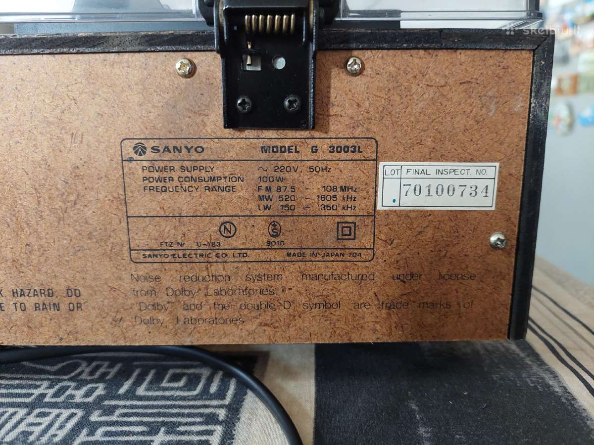 Sanyo G3003l - nuotraukos Nr. 5