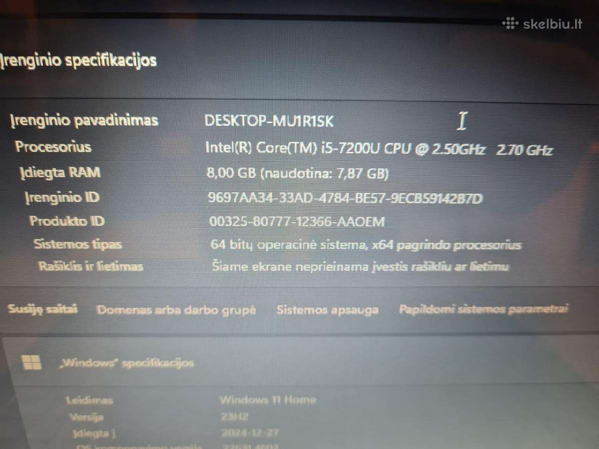 Acer Aspire E5-575 + 3 mėn. garantija - nuotraukos Nr. 5