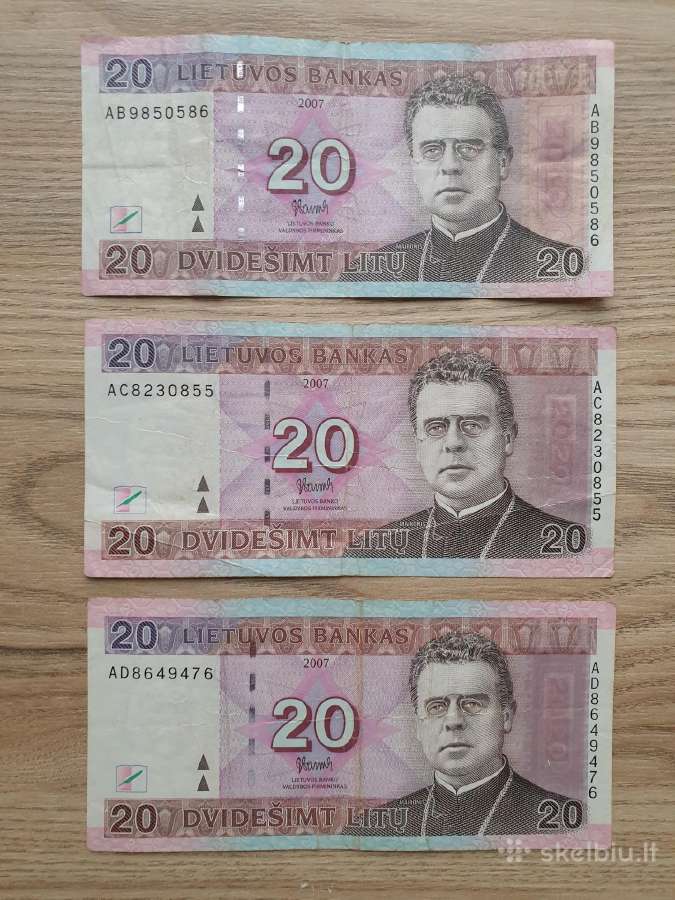 2007 metų 20 litų