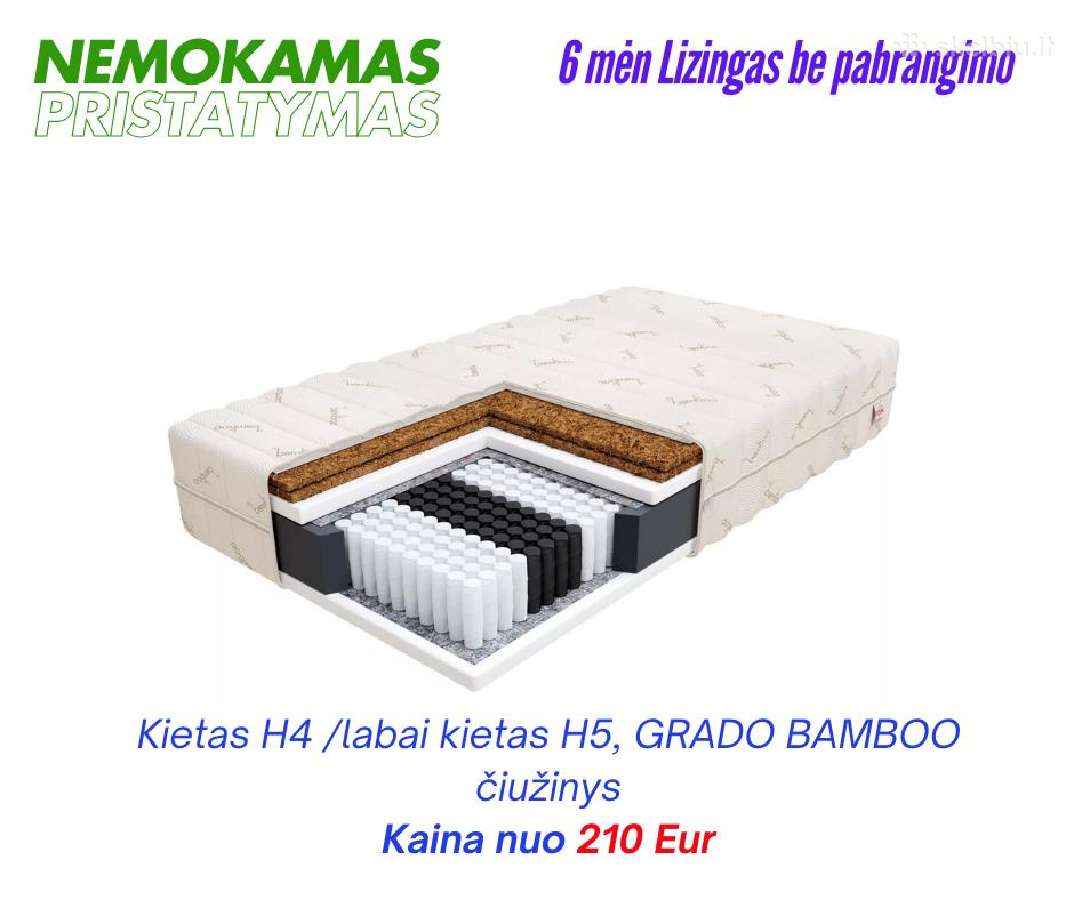 Akcija Kietas labai kietas čiužinys H4/h5