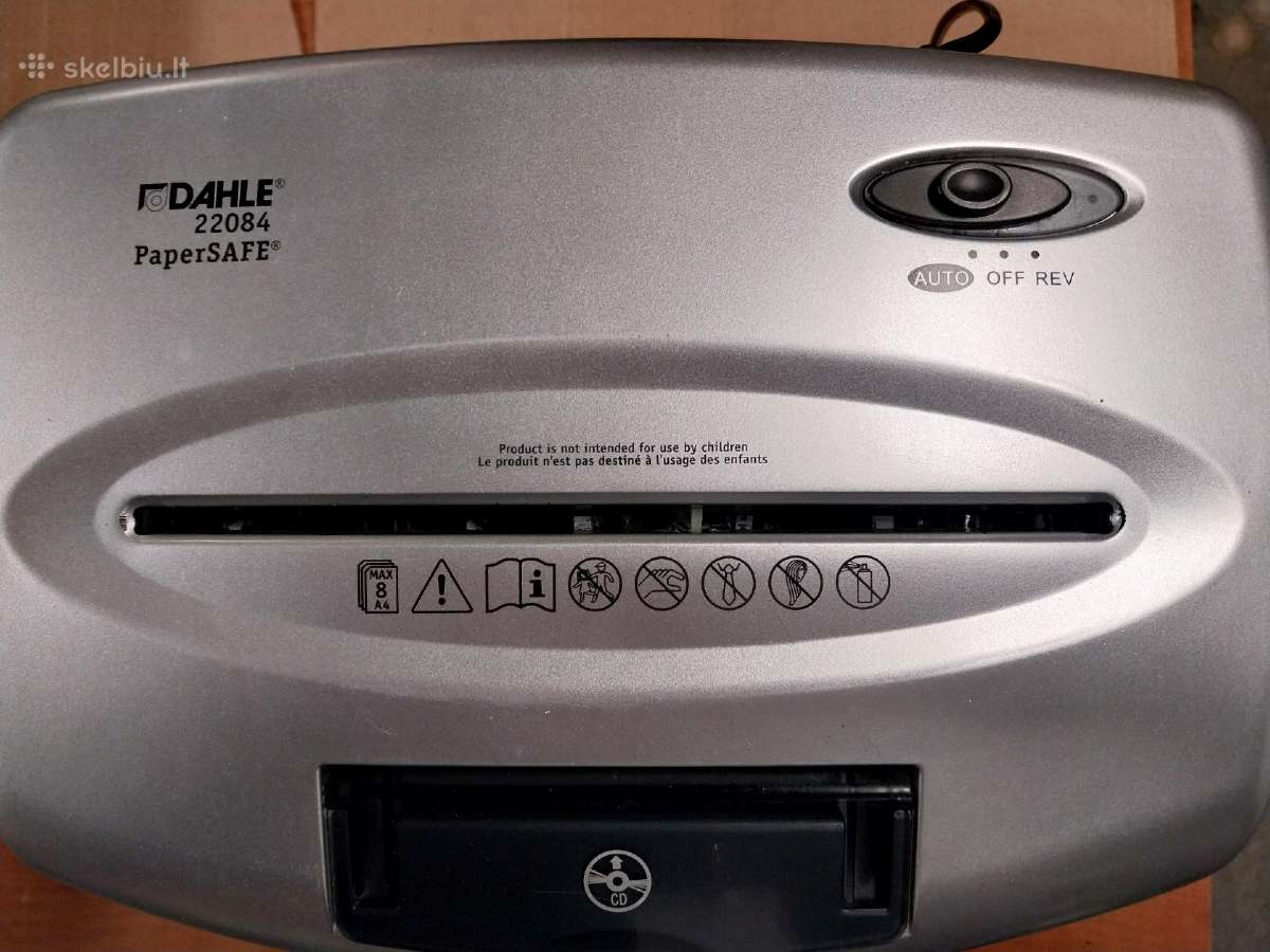 Naudotas dokumentų naikiklis Dahle 22084
