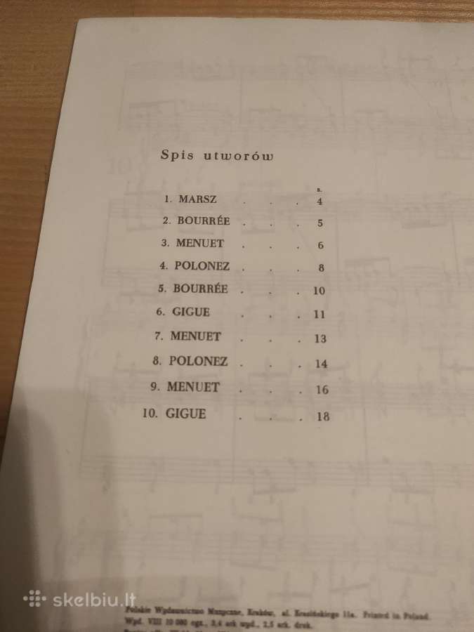 Natos fortepijonui - nuotraukos Nr. 2