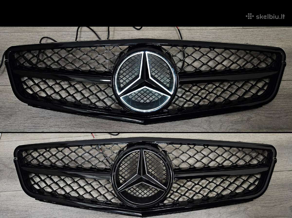 Naujos Mercedes grotelės spoileriai apdailos - nuotraukos Nr. 11
