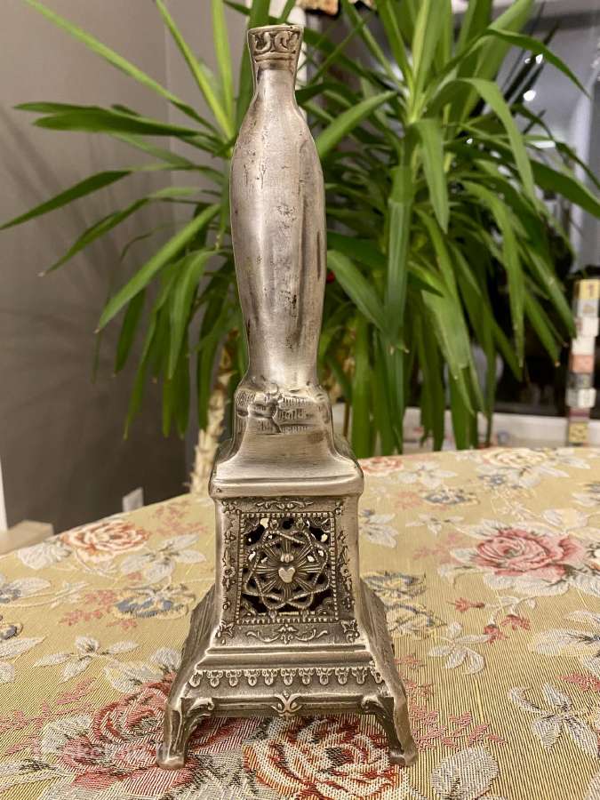 Antikvarinė Mergelės Marijos žvakidė-statulėlė - nuotraukos Nr. 4