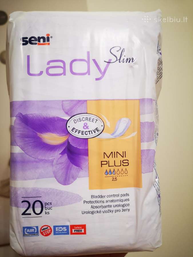 Įklotai "Lady Slim" mini plus 20 vnt.